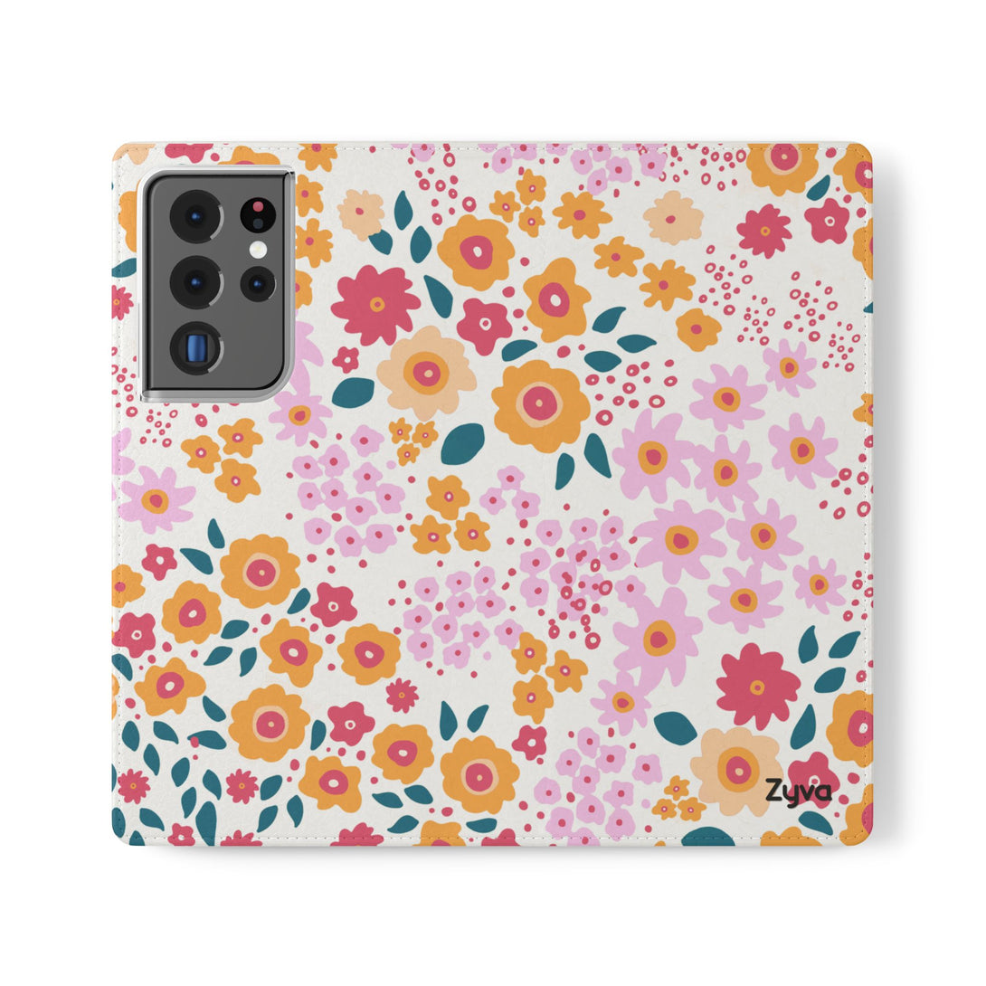 Floral Confetti Phone Folio Case