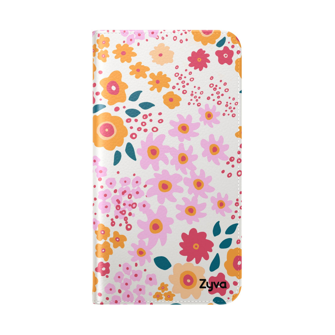 Floral Confetti Phone Folio Case