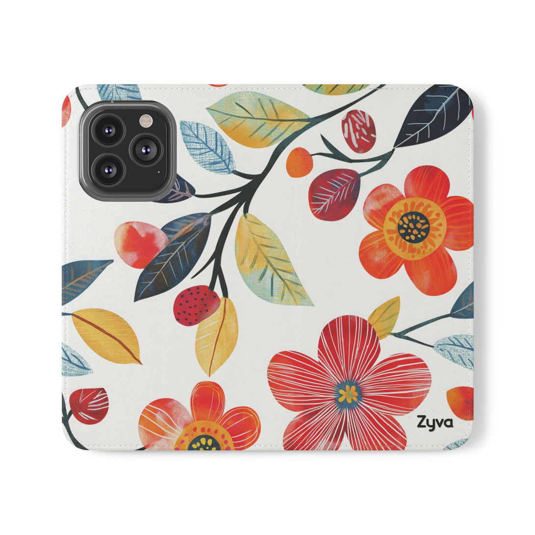 Midnight Tropic Phone Folio Case