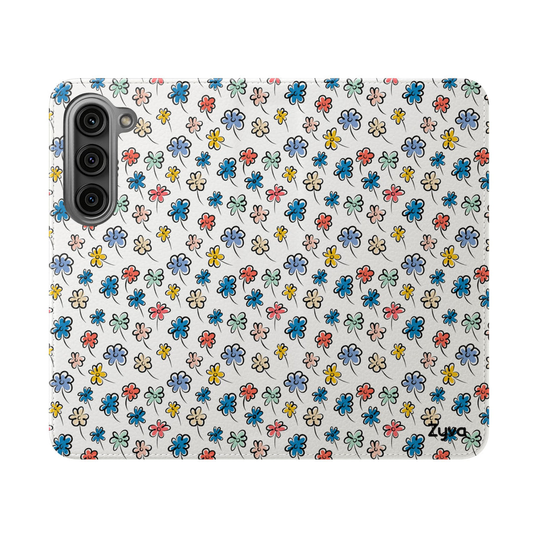 Sunny Scribbles Phone Folio Case