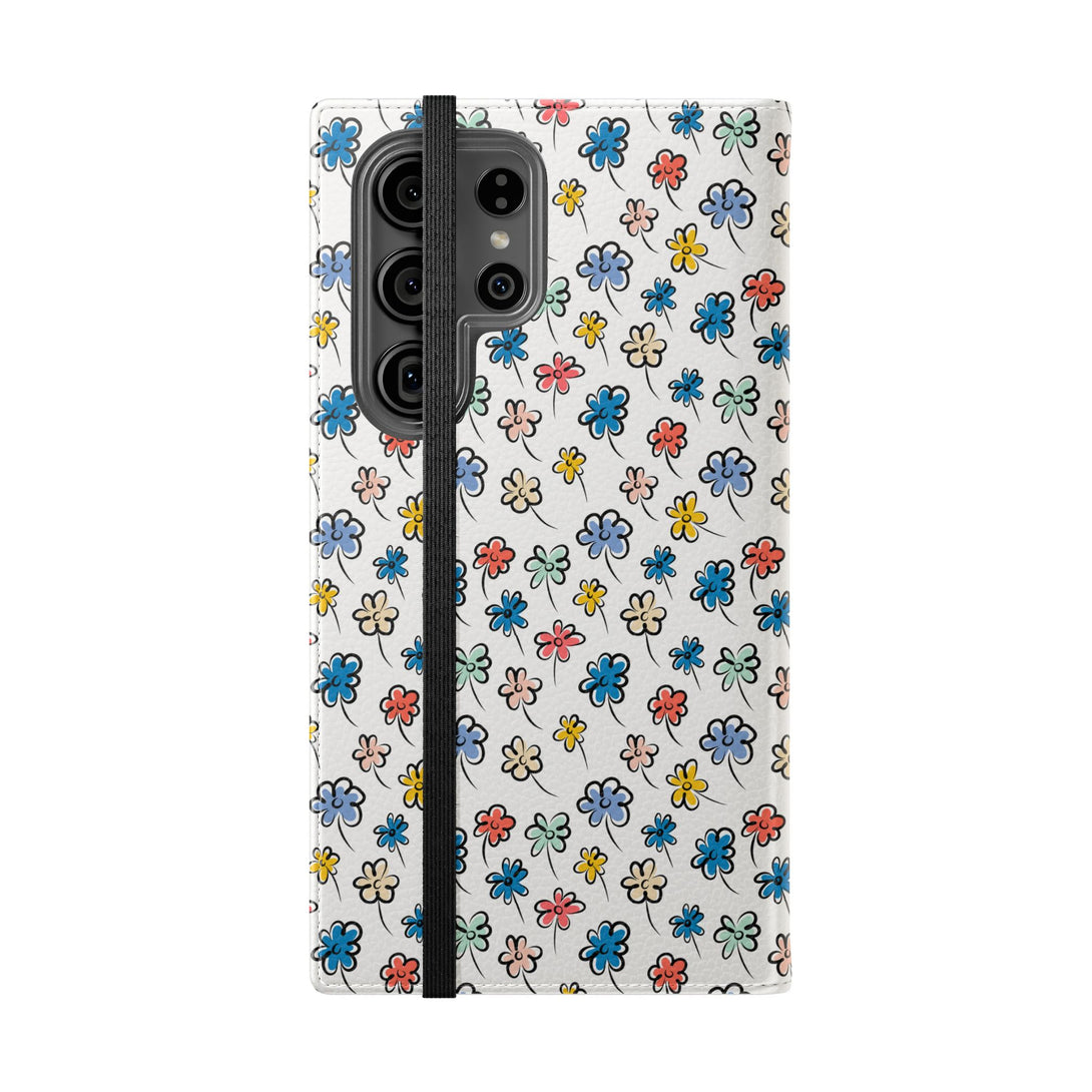 Sunny Scribbles Phone Folio Case