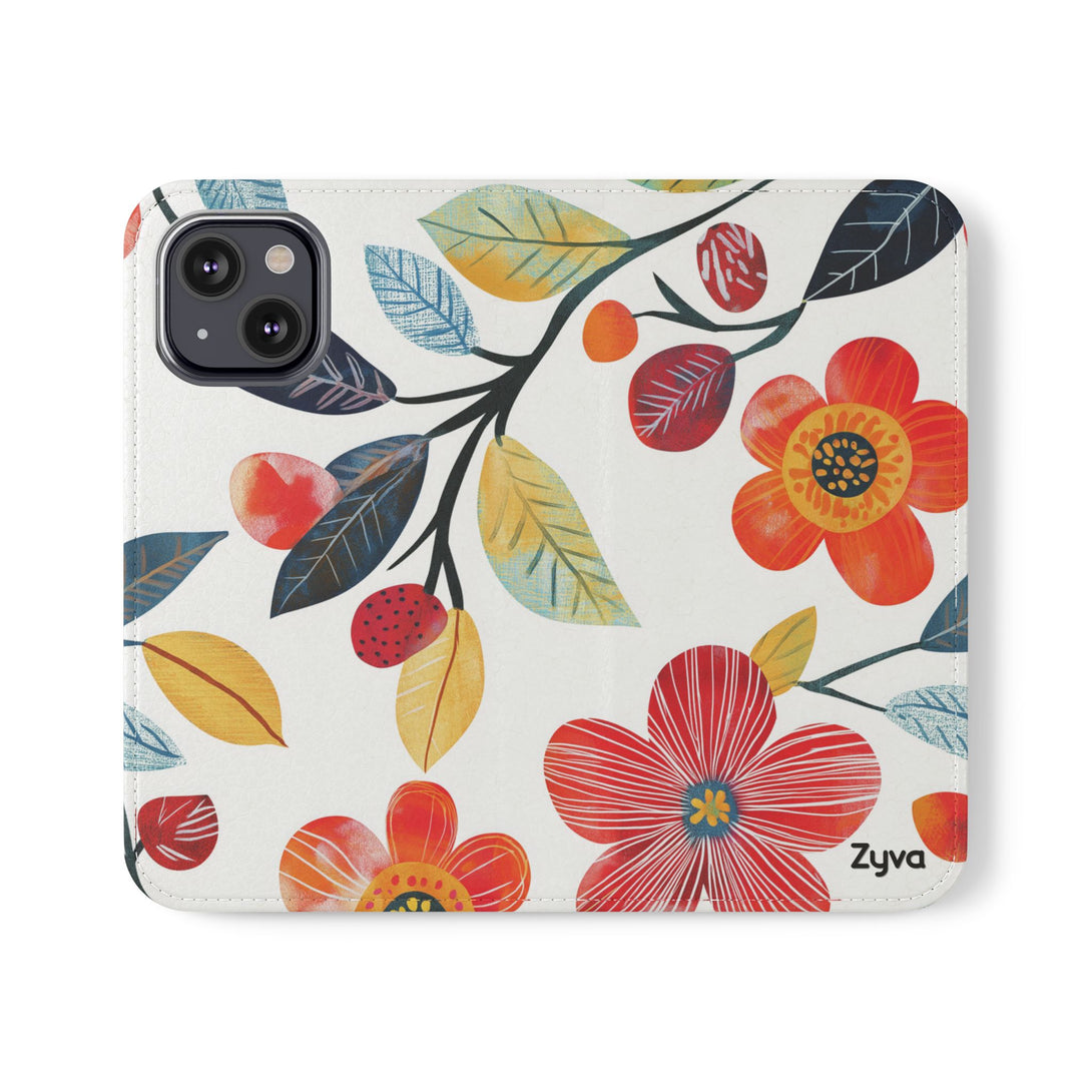 Midnight Tropic Phone Folio Case