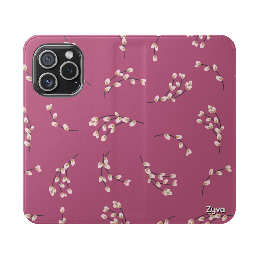 Blush Bloom Phone Folio Case