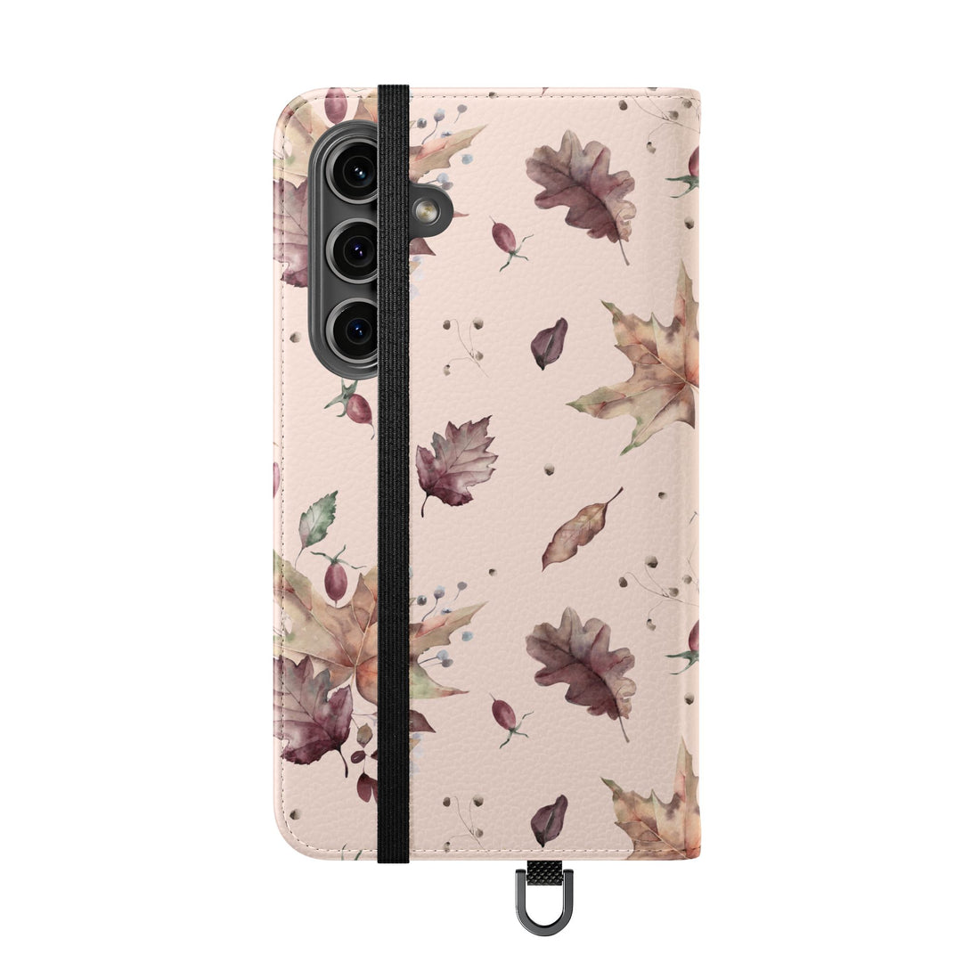 Crimson Crunch Phone Folio Case