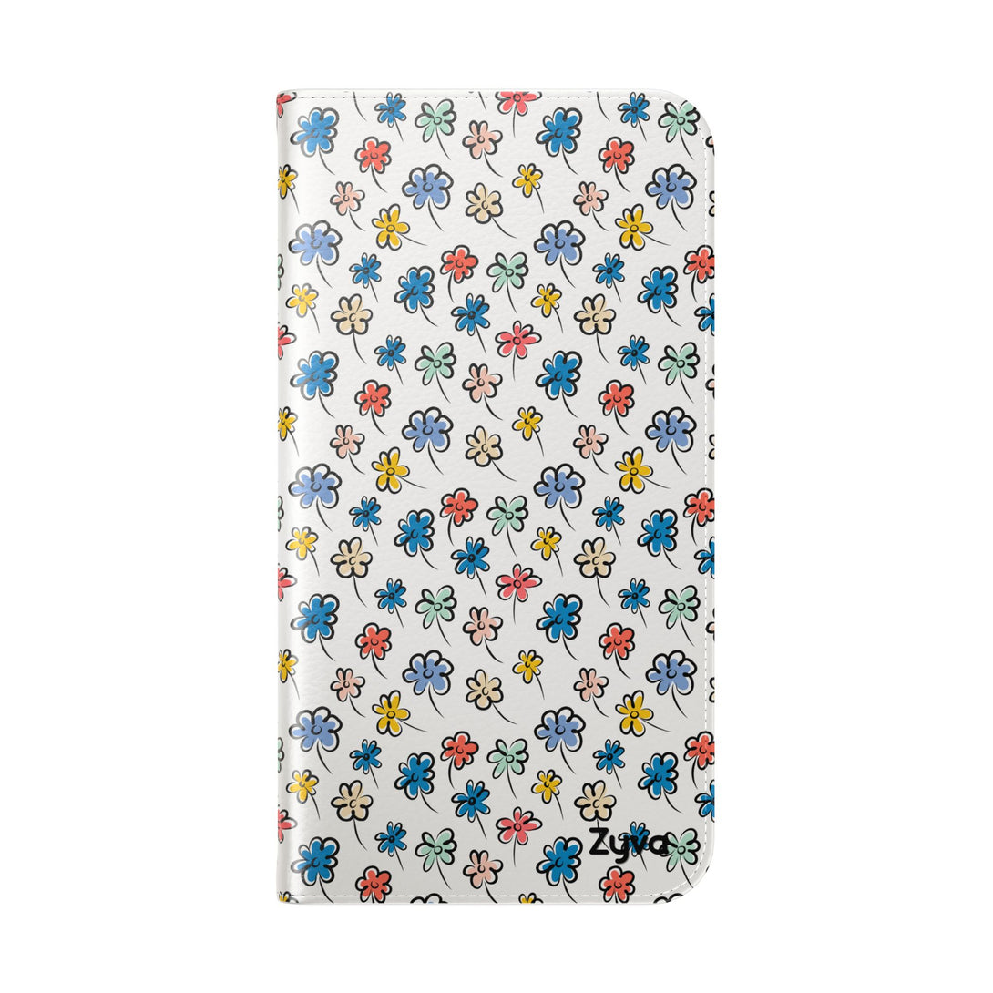 Sunny Scribbles Phone Folio Case