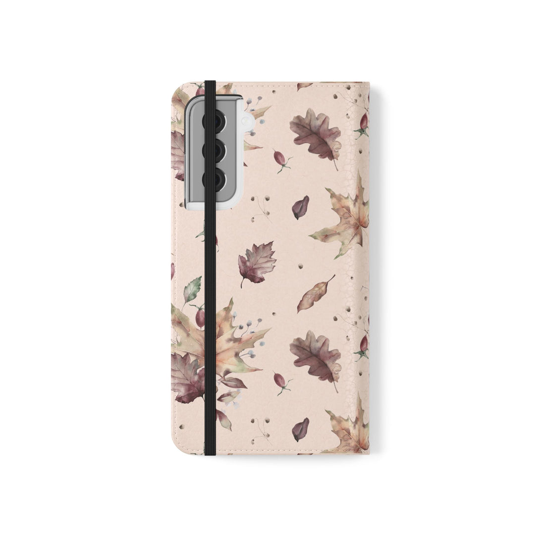 Crimson Crunch Phone Folio Case