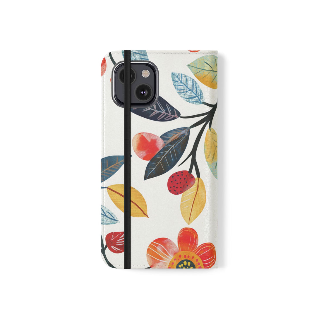 Midnight Tropic Phone Folio Case