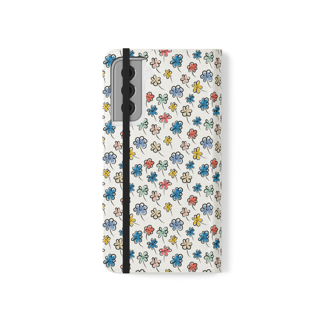 Sunny Scribbles Phone Folio Case