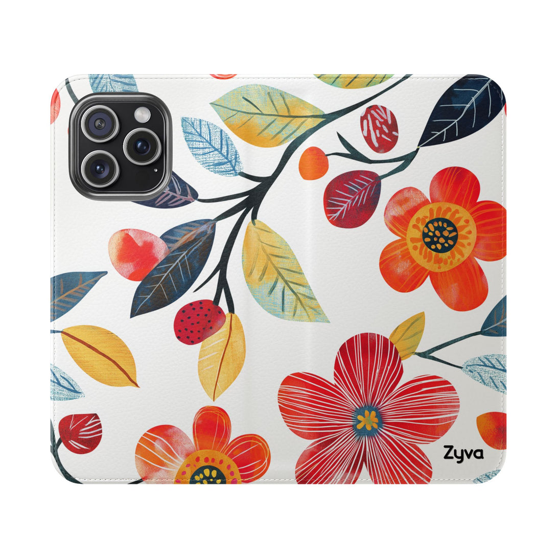 Midnight Tropic Phone Folio Case