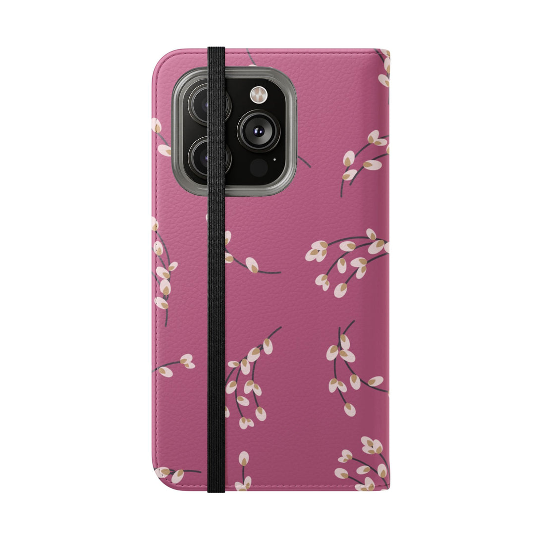 Blush Bloom Phone Folio Case