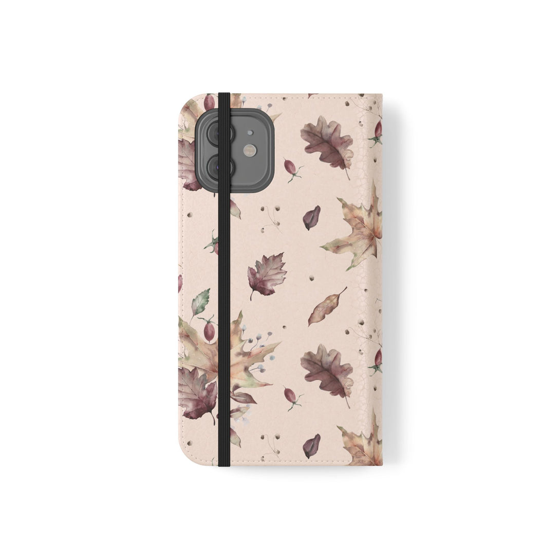 Crimson Crunch Phone Folio Case