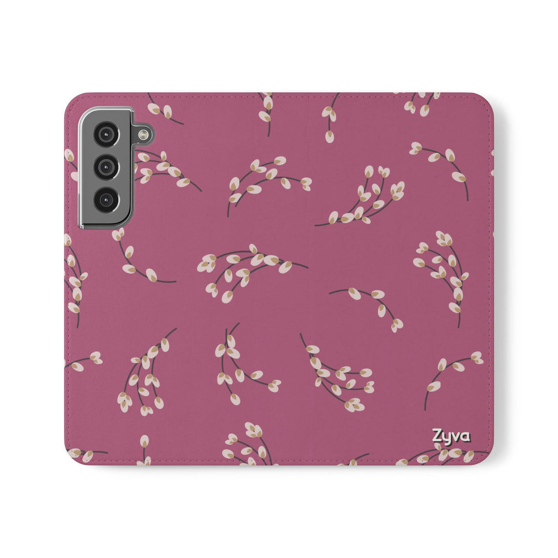 Blush Bloom Phone Folio Case