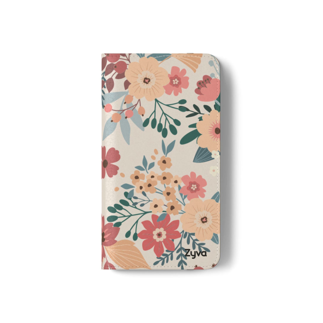 Vintage Bloom Phone Folio Case