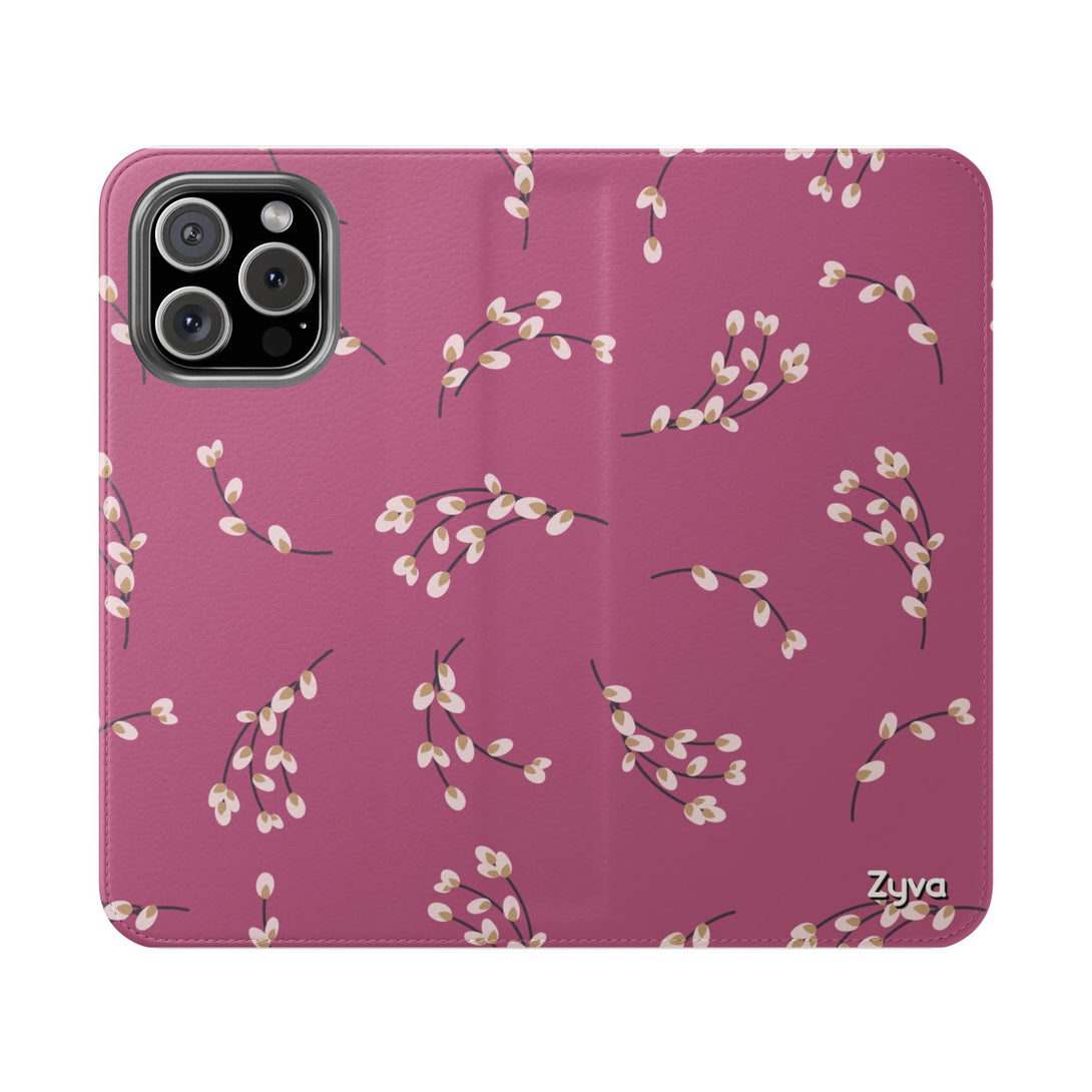 Blush Bloom Phone Folio Case