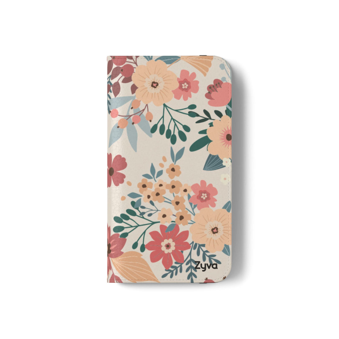 Vintage Bloom Phone Folio Case