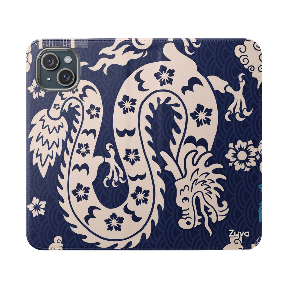 Sakura Serpent Phone Folio Case