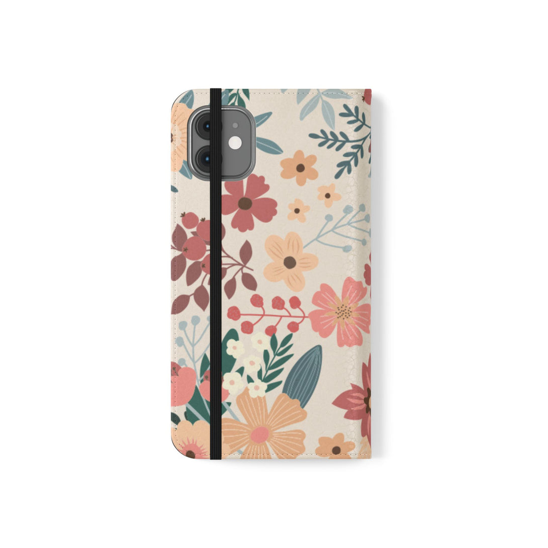 Vintage Bloom Phone Folio Case
