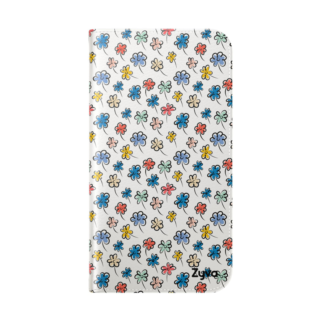 Sunny Scribbles Phone Folio Case