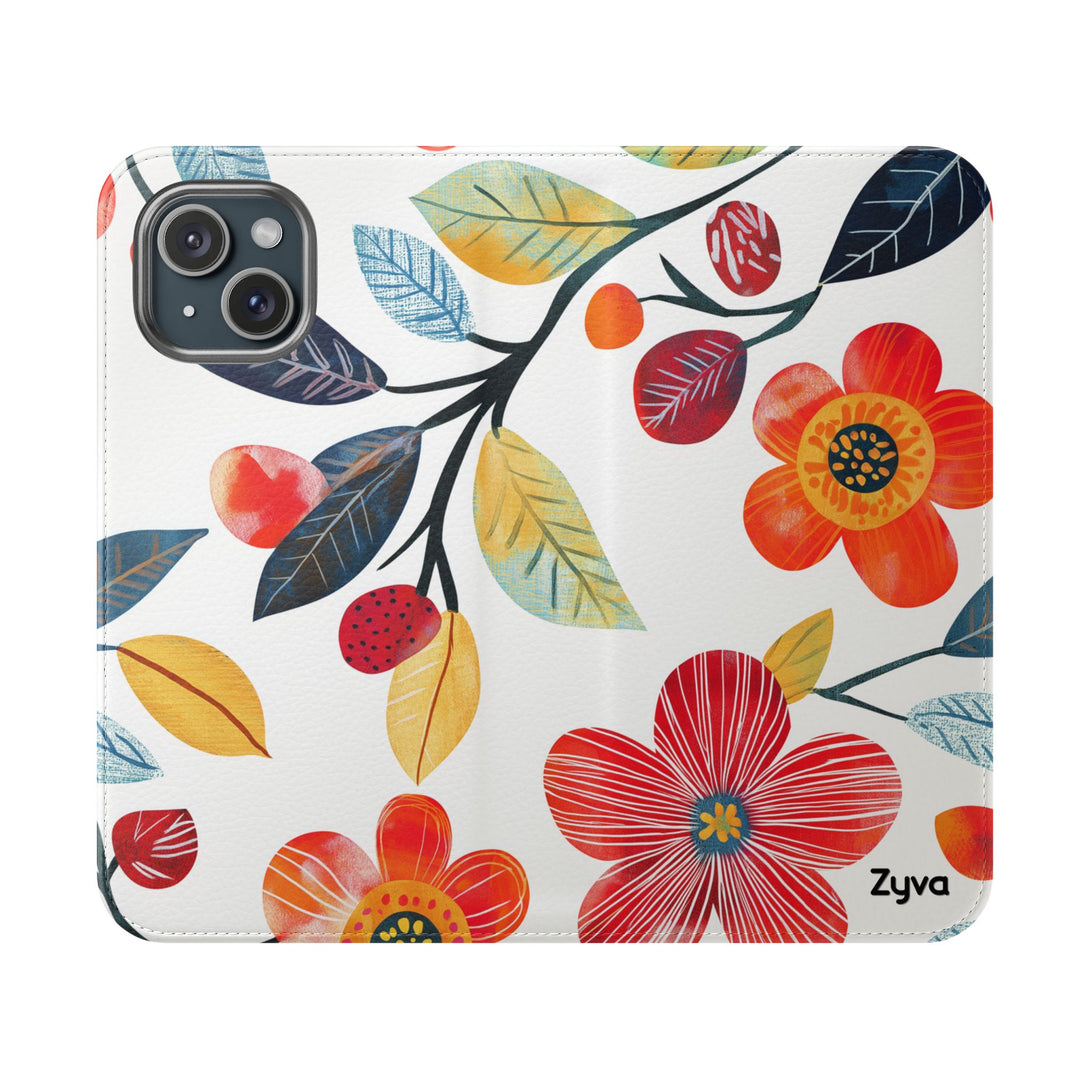 Midnight Tropic Phone Folio Case