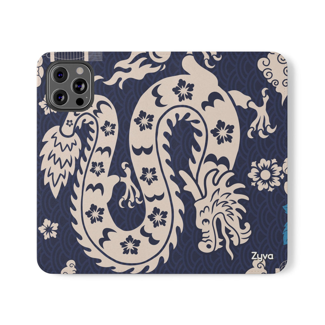Sakura Serpent Phone Folio Case