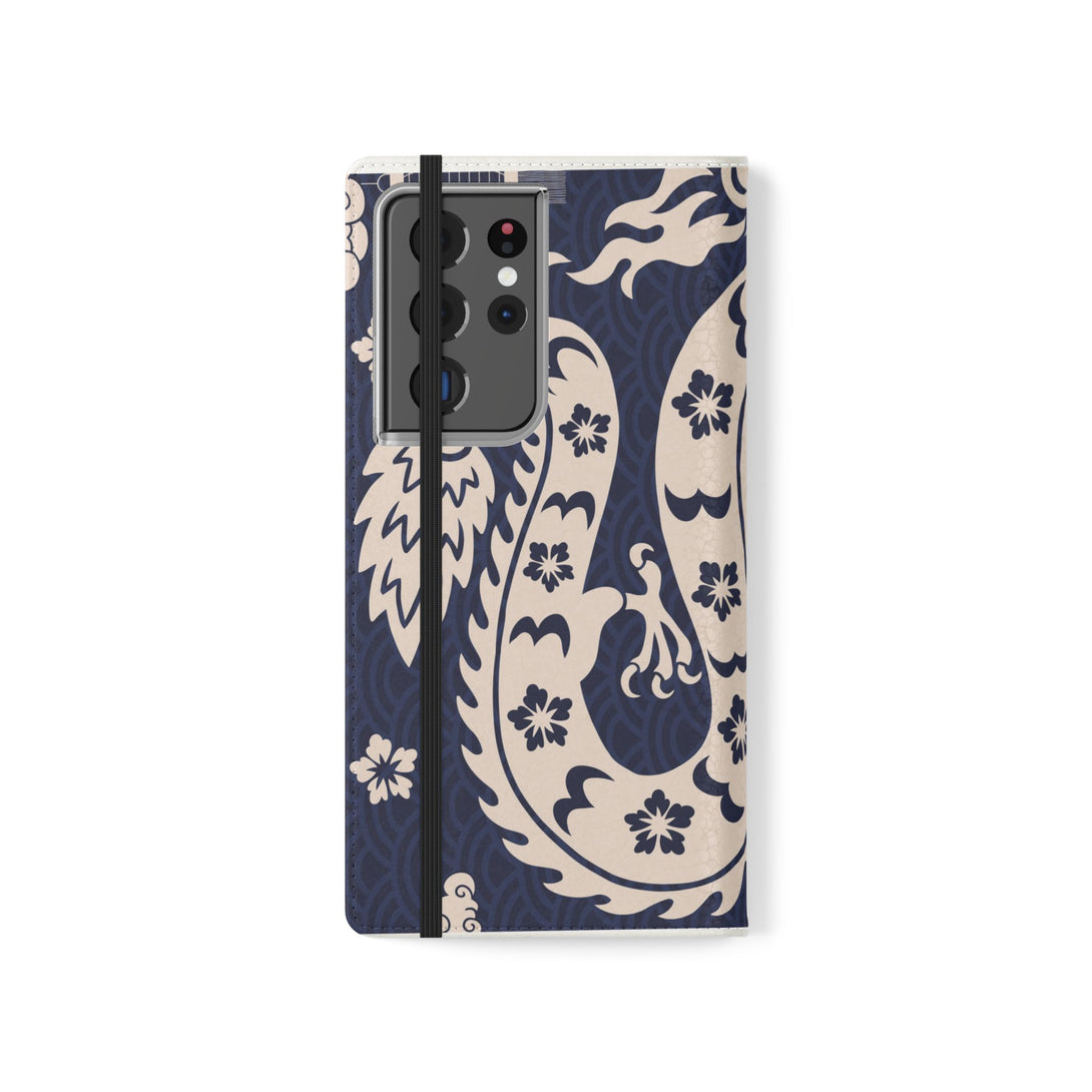 Sakura Serpent Phone Folio Case