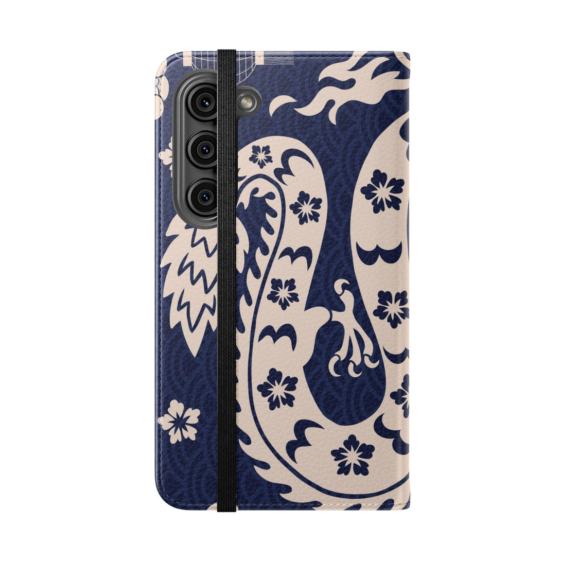 Sakura Serpent Phone Folio Case