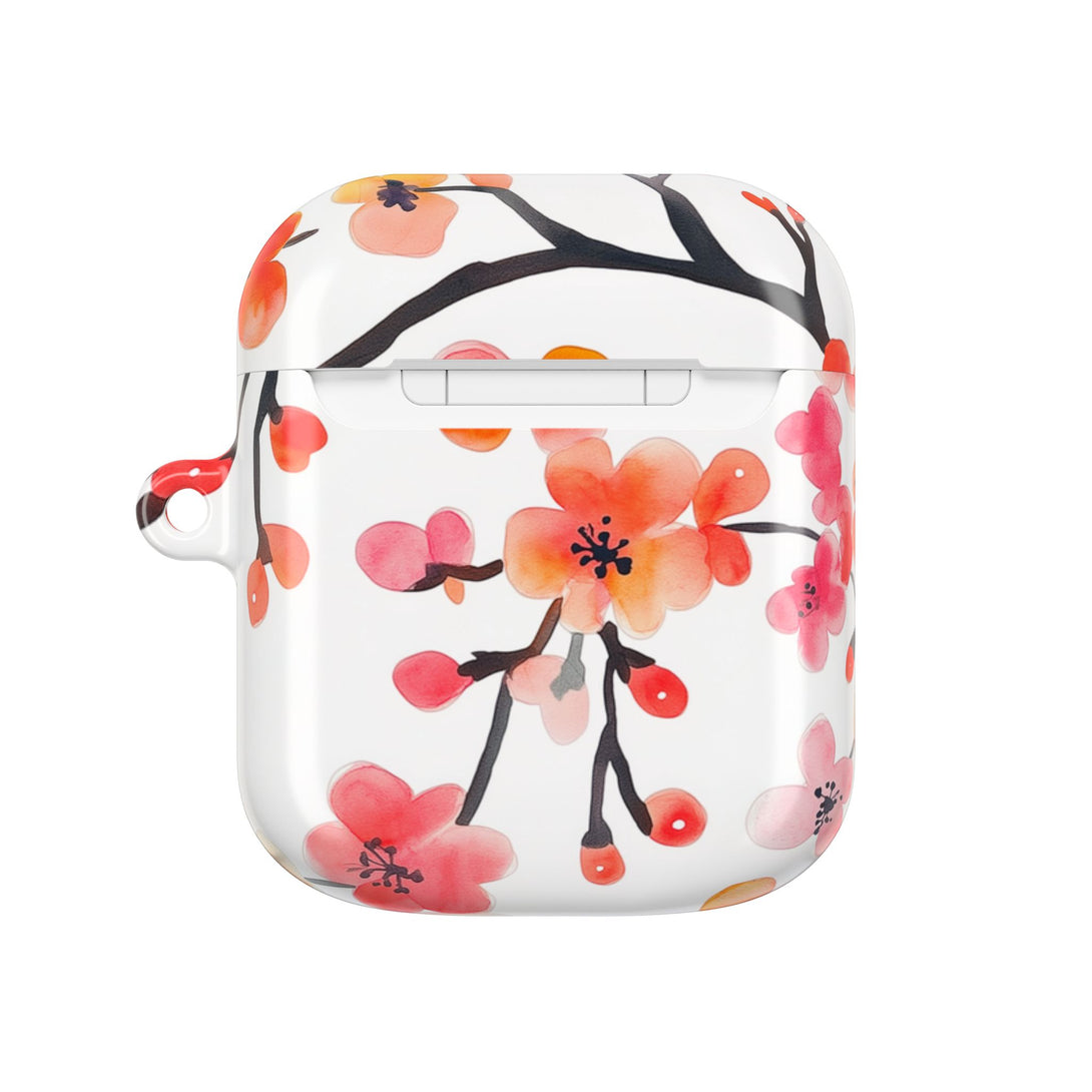 Red Florals AirPod Case
