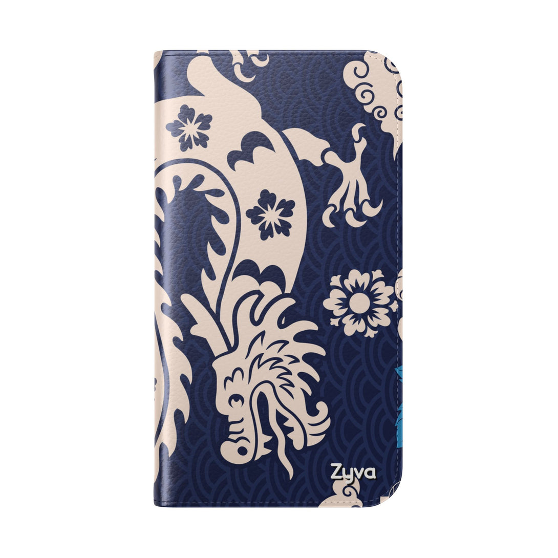 Sakura Serpent Phone Folio Case