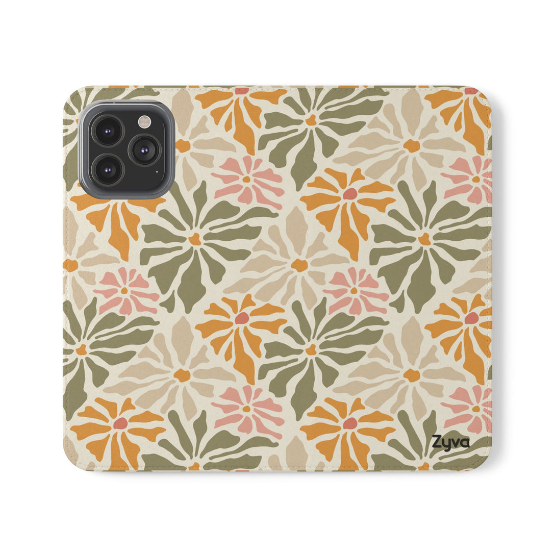 Harvest Bloom Phone Folio Case