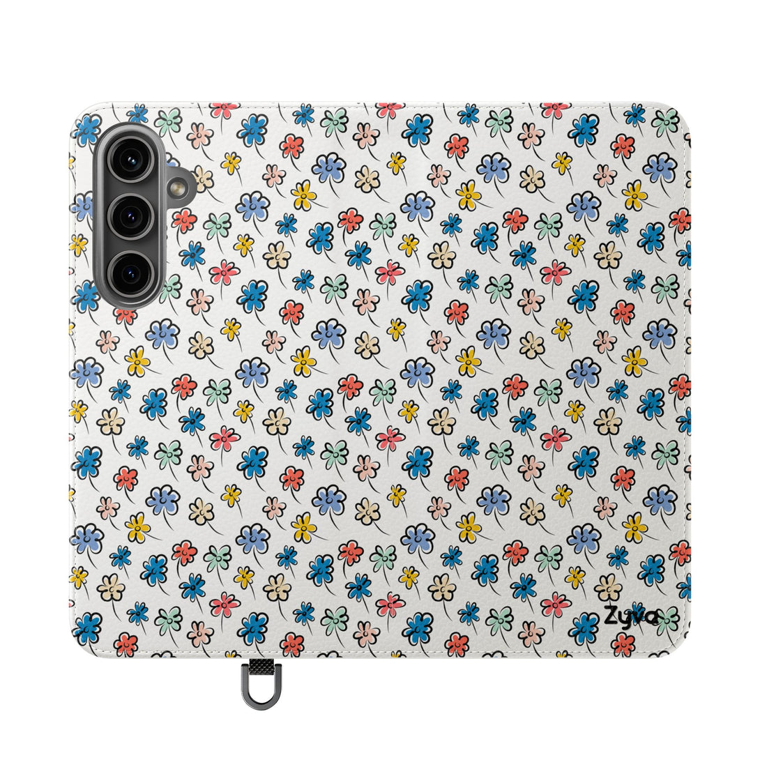 Sunny Scribbles Phone Folio Case