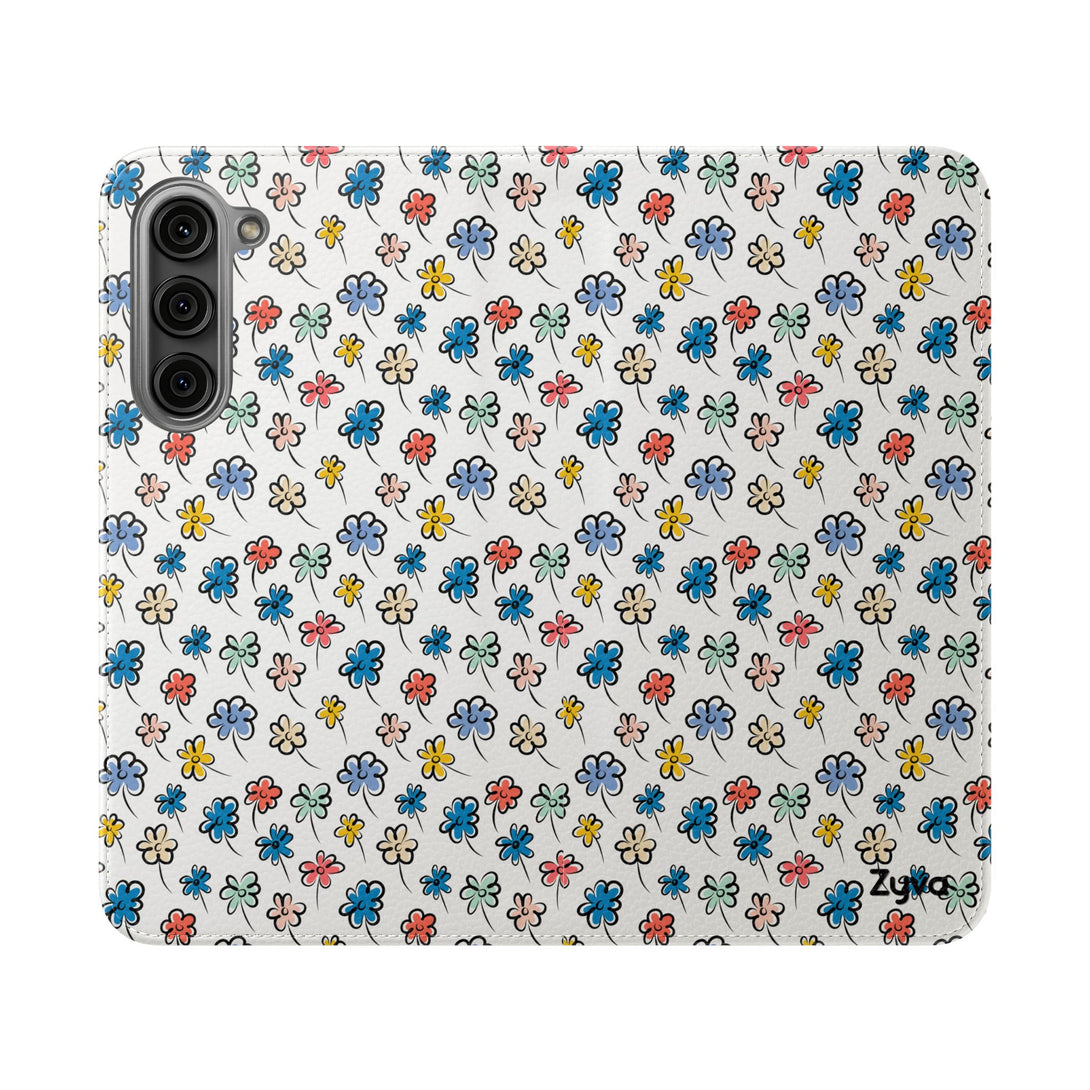 Sunny Scribbles Phone Folio Case
