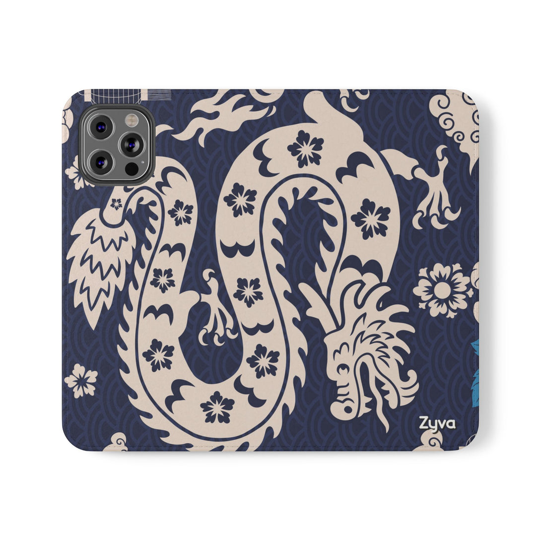 Sakura Serpent Phone Folio Case