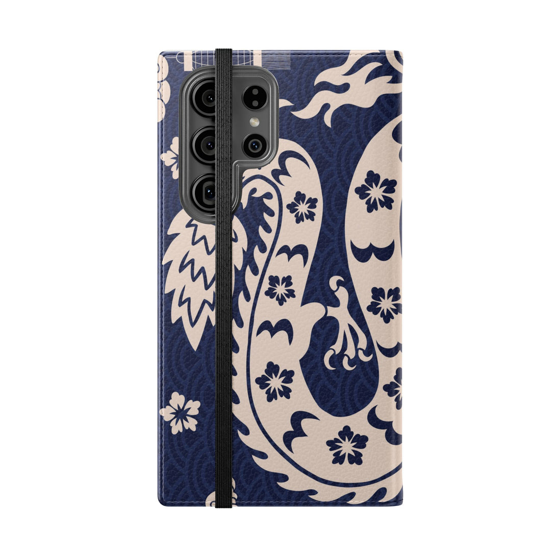 Sakura Serpent Phone Folio Case
