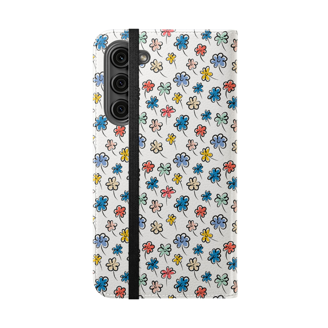 Sunny Scribbles Phone Folio Case