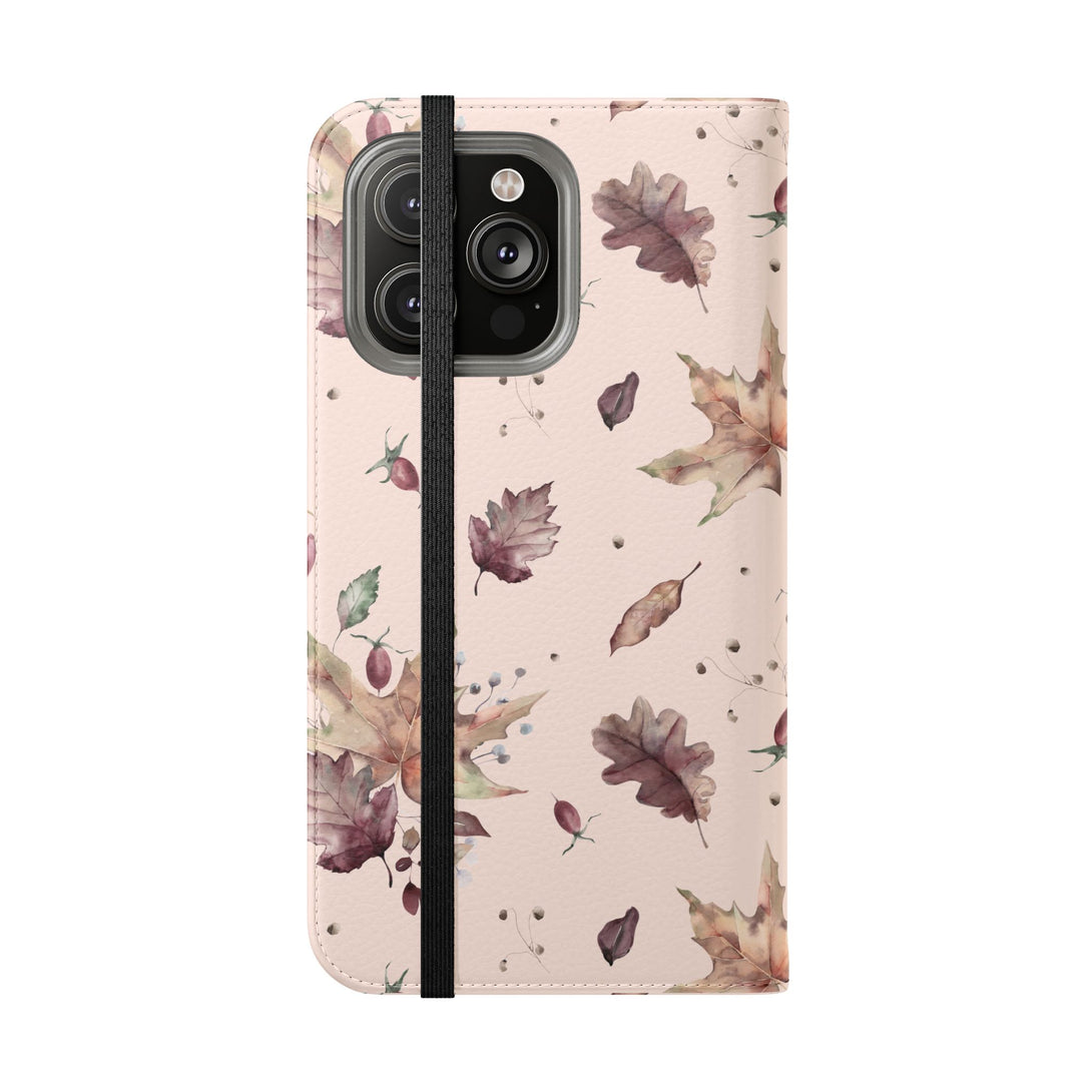 Crimson Crunch Phone Folio Case