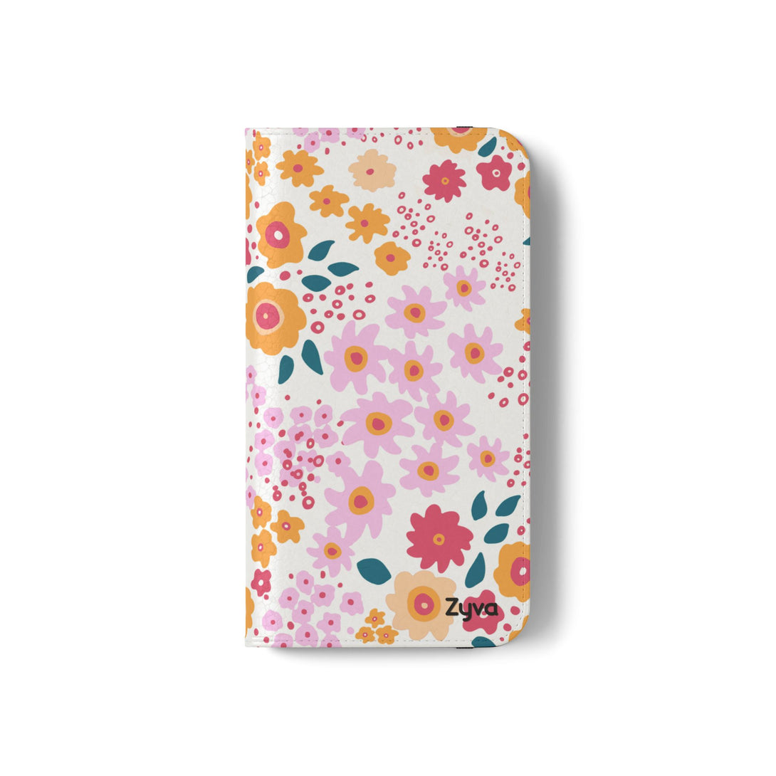 Floral Confetti Phone Folio Case