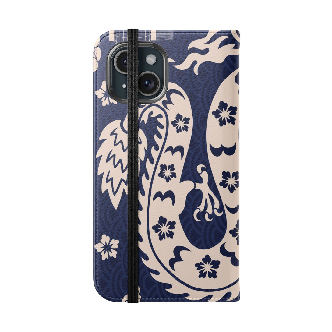 Sakura Serpent Phone Folio Case