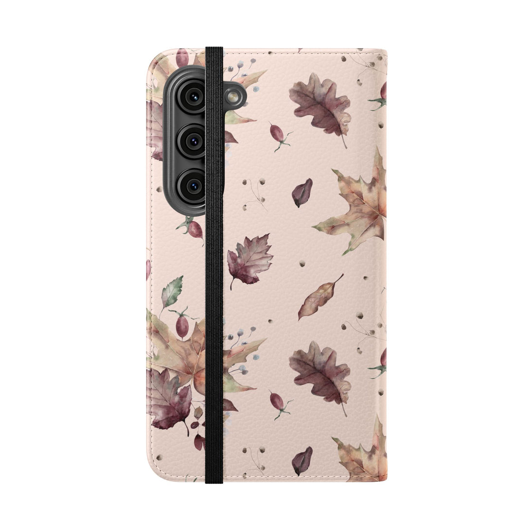 Crimson Crunch Phone Folio Case