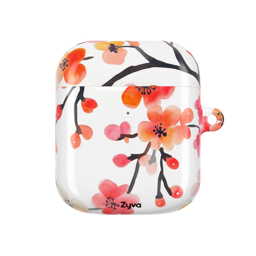 Red Florals AirPod Case