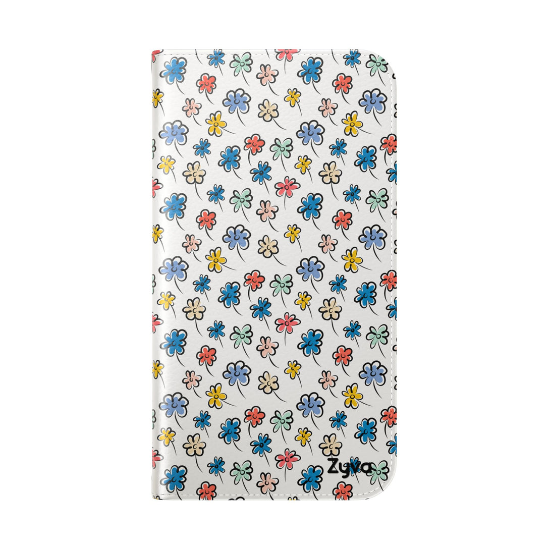 Sunny Scribbles Phone Folio Case