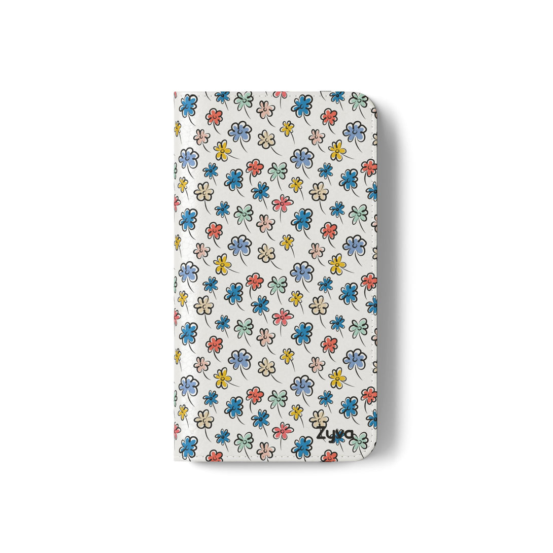 Sunny Scribbles Phone Folio Case