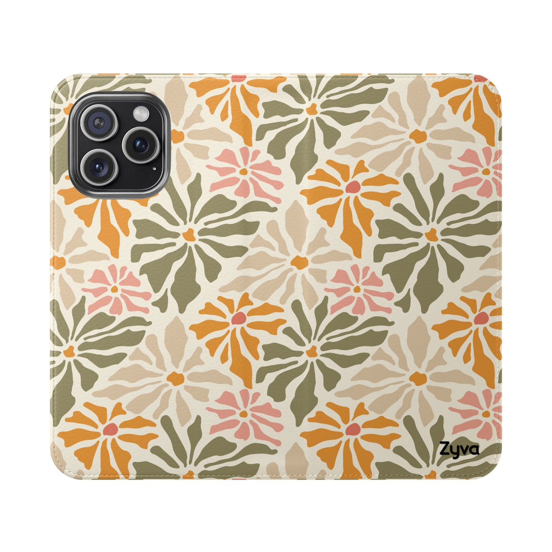 Harvest Bloom Phone Folio Case