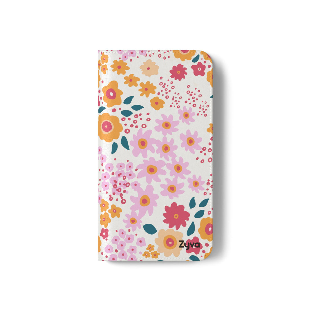 Floral Confetti Phone Folio Case