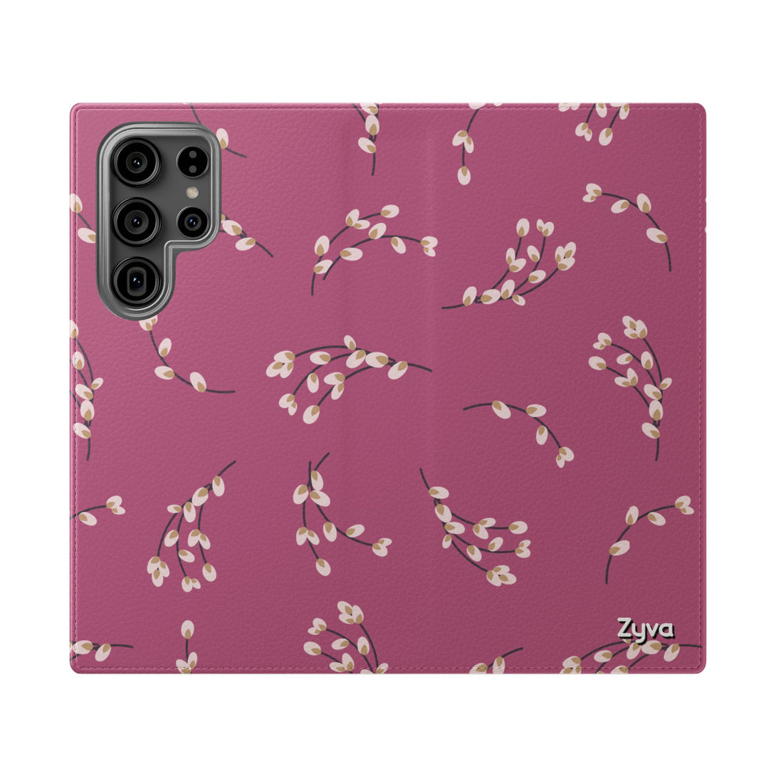 Blush Bloom Phone Folio Case