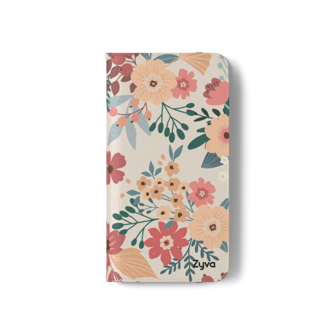 Vintage Bloom Phone Folio Case