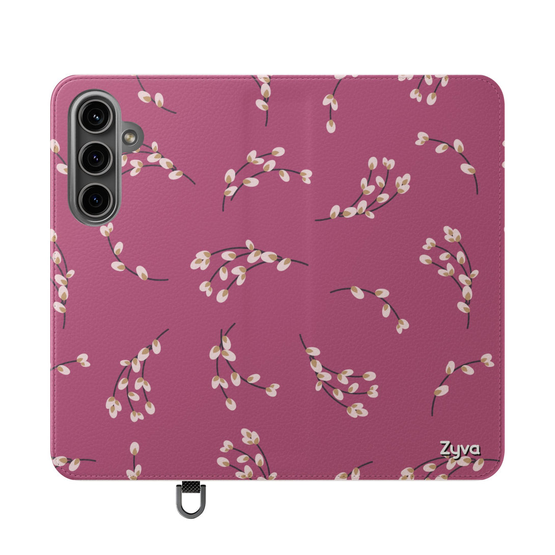Blush Bloom Phone Folio Case