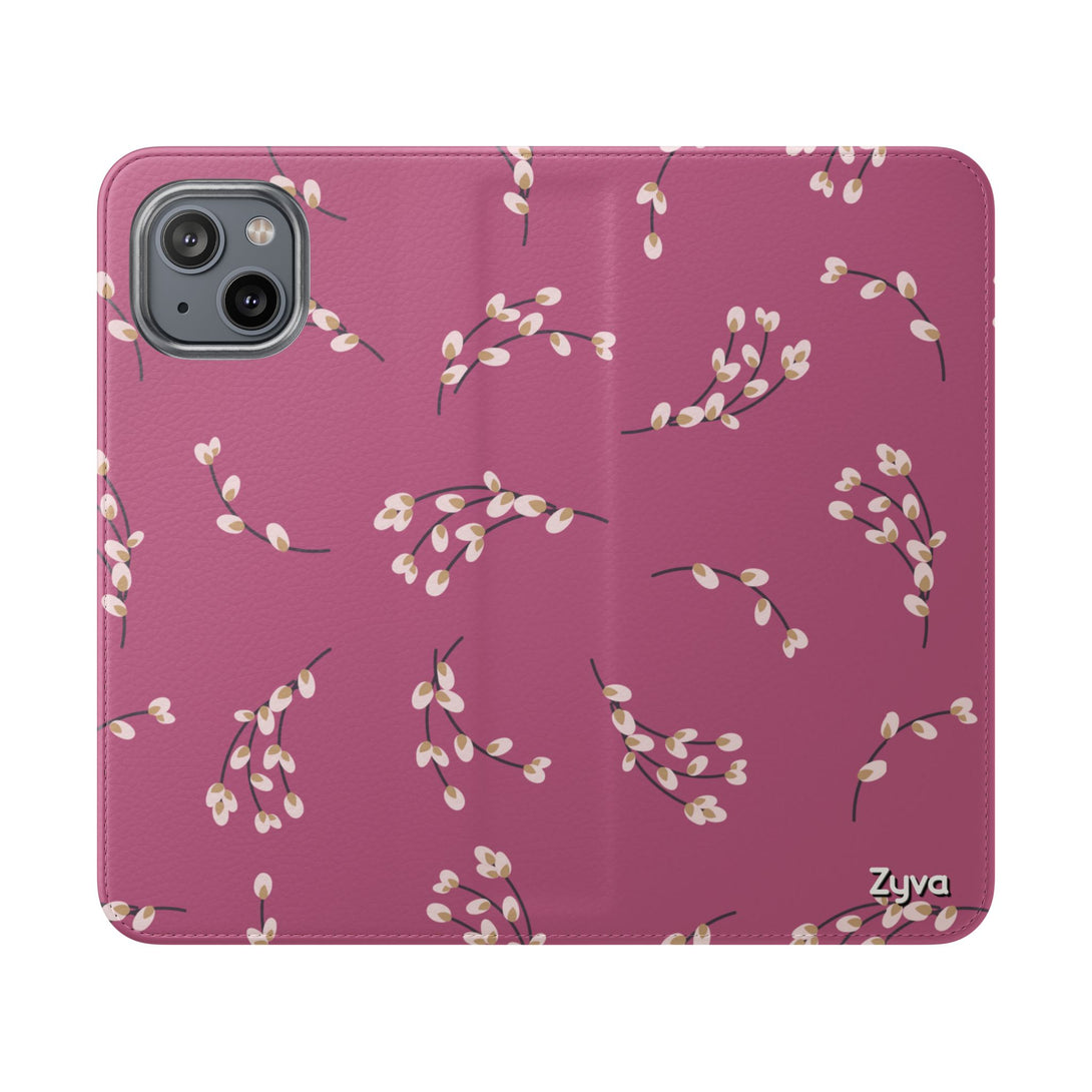 Blush Bloom Phone Folio Case