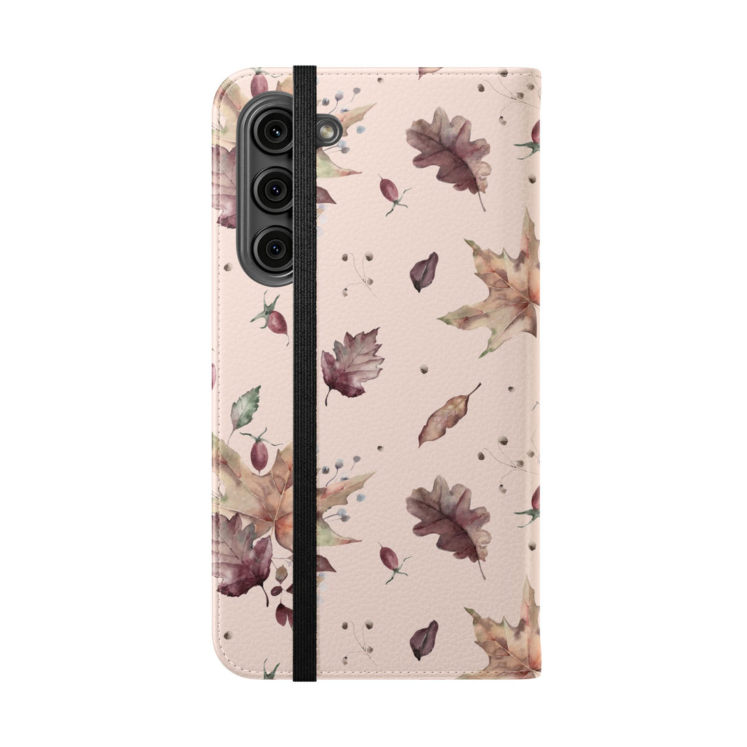 Crimson Crunch Phone Folio Case