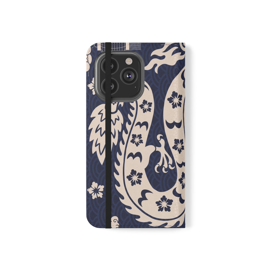 Sakura Serpent Phone Folio Case