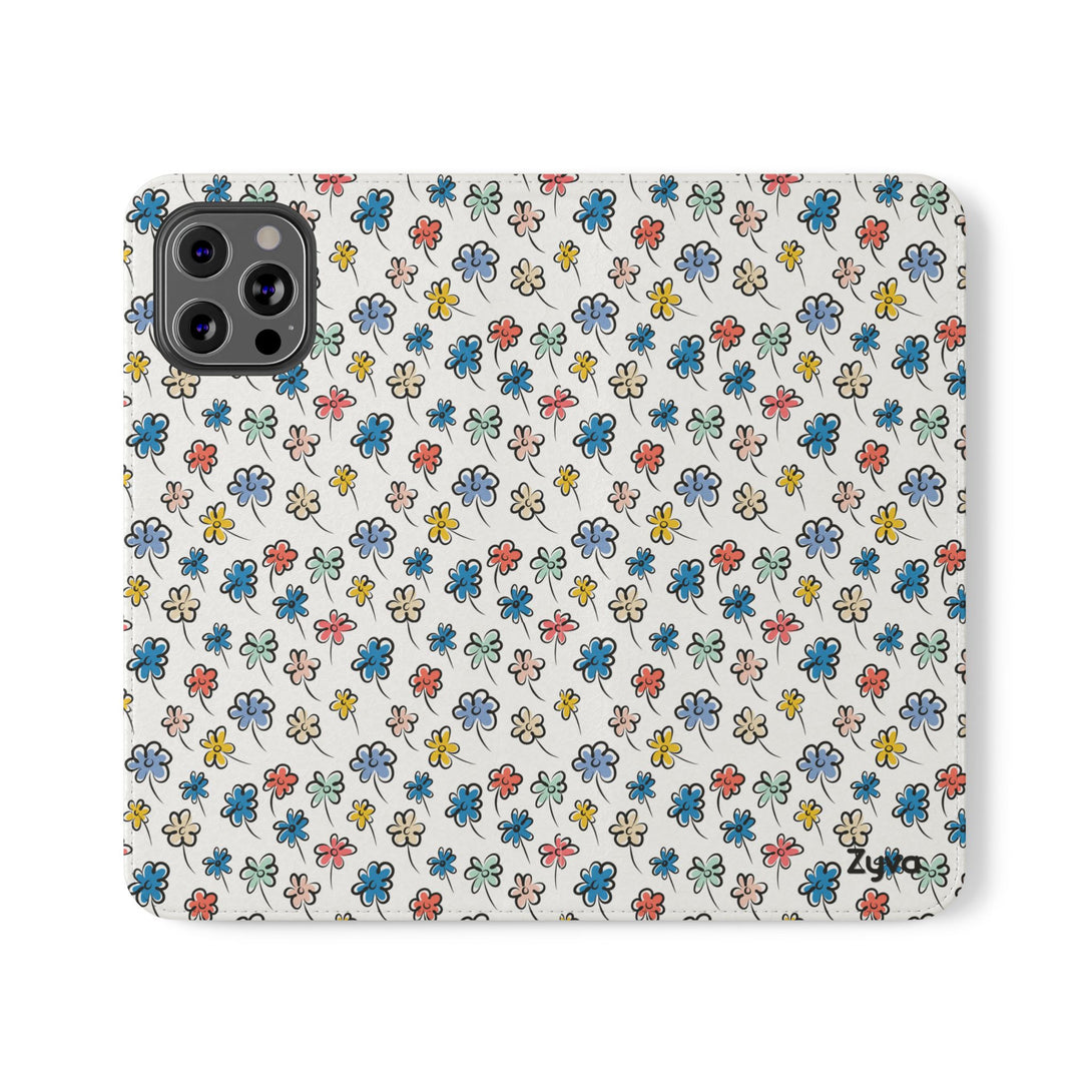 Sunny Scribbles Phone Folio Case